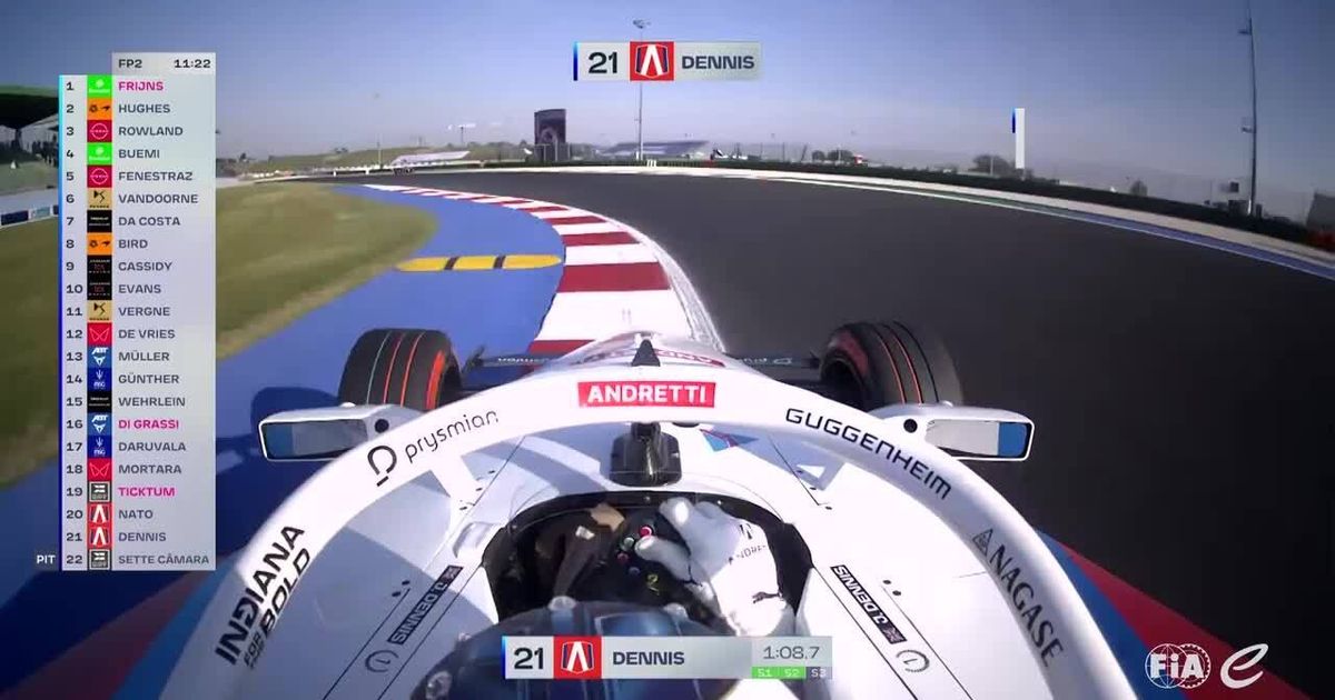 DENNIS ONBOARD (PARTIAL) LAP S10 R06 FP2