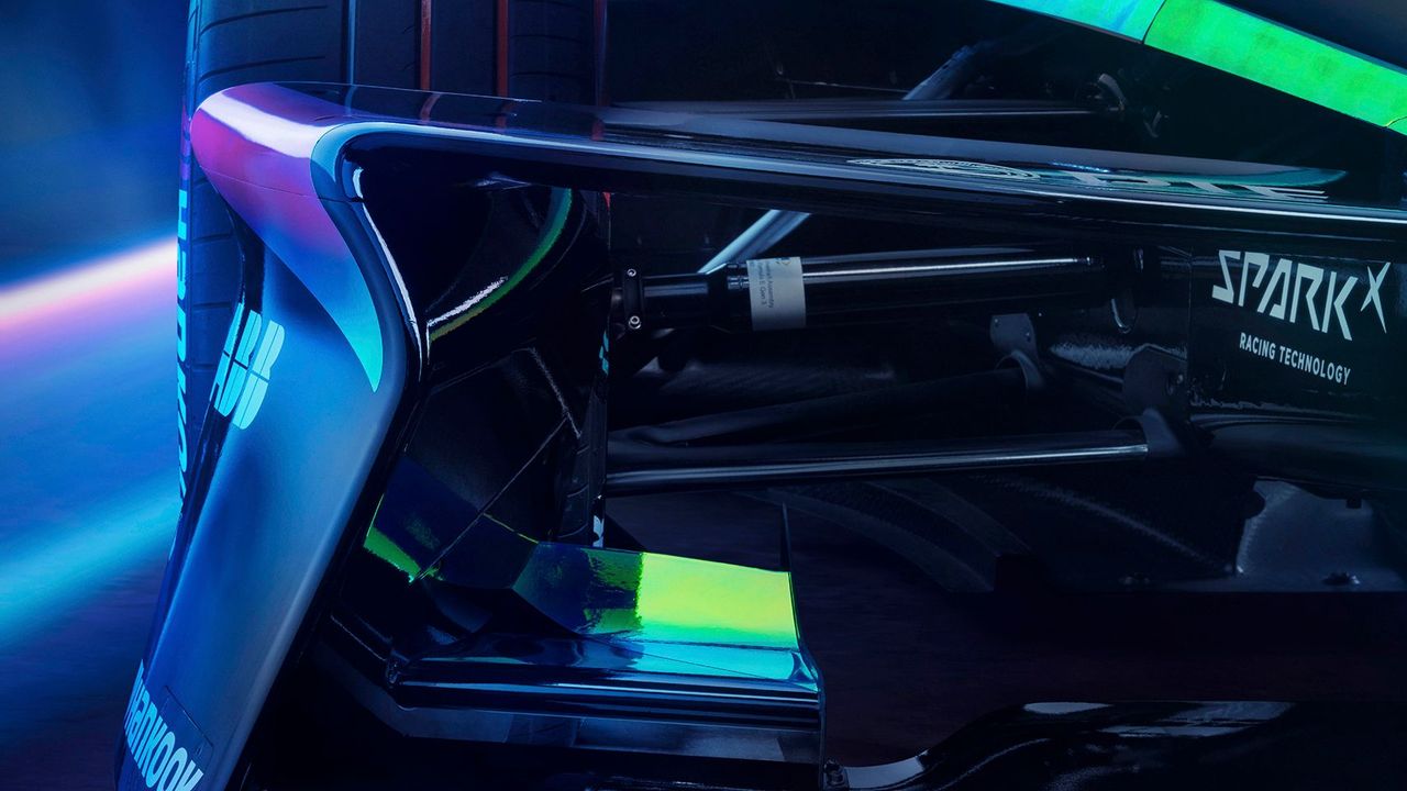 formula e gen4 cars front wing focus