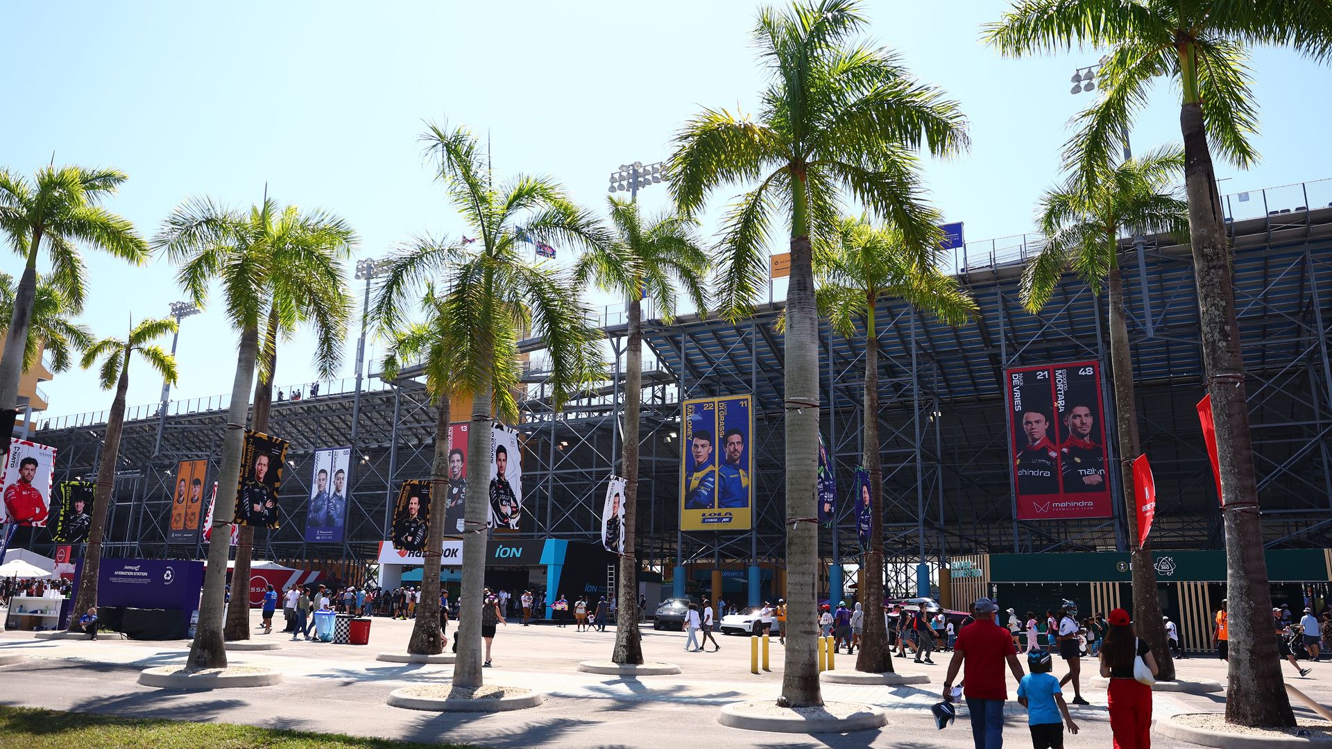 2025 miami fan village grandstands