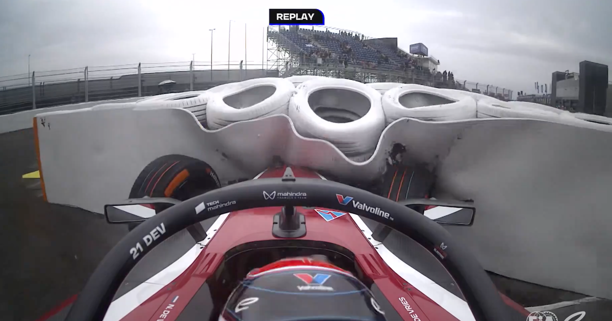 WATCH: Nyck de Vries crashes during Madrid Free Practice 1