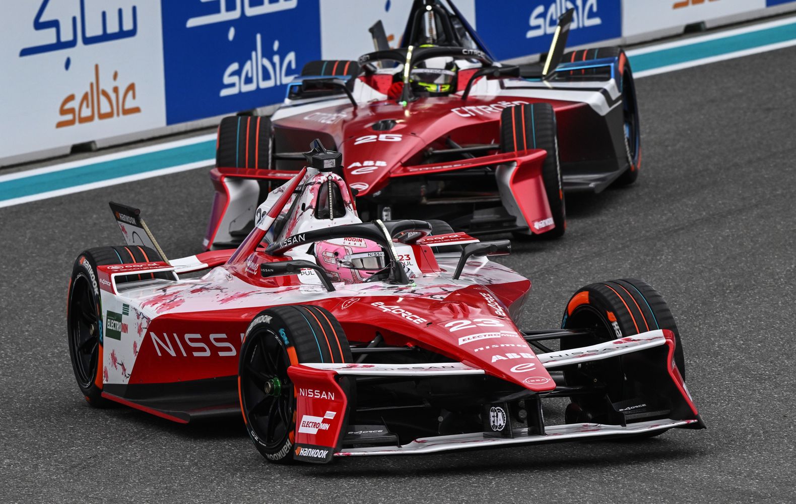 abbi pulling formula e rookie test madrid