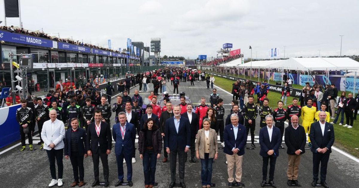 Madrid plays host to maiden Formula E race, and His Majesty King Felipe VI