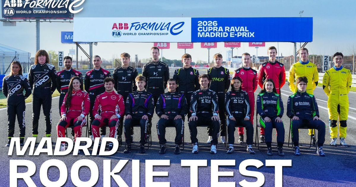 WATCH: Formula E's Madrid Rookie Test Rundown
