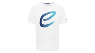 formula e kids white logo t-shirt