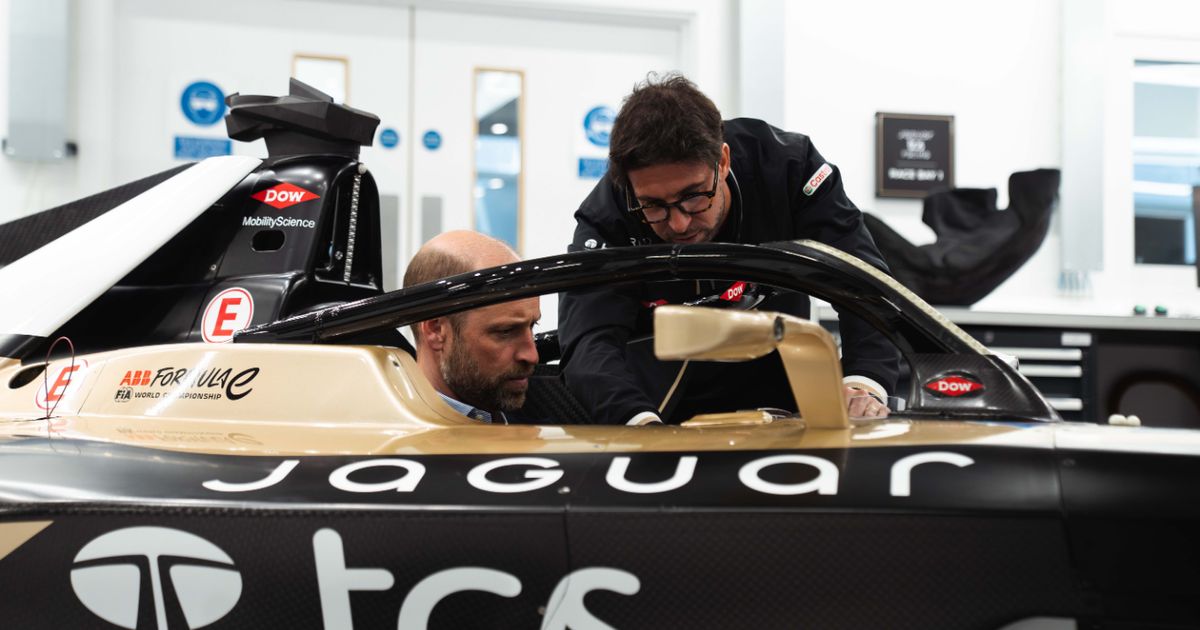 HRH The Prince of Wales visits Jaguar TCS Racing Technical Headquarters
