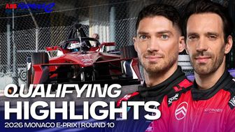 Round 10 | Monaco E-Prix YouTube Qualifying Highlights - NO ENDBOARD  | Season 12
