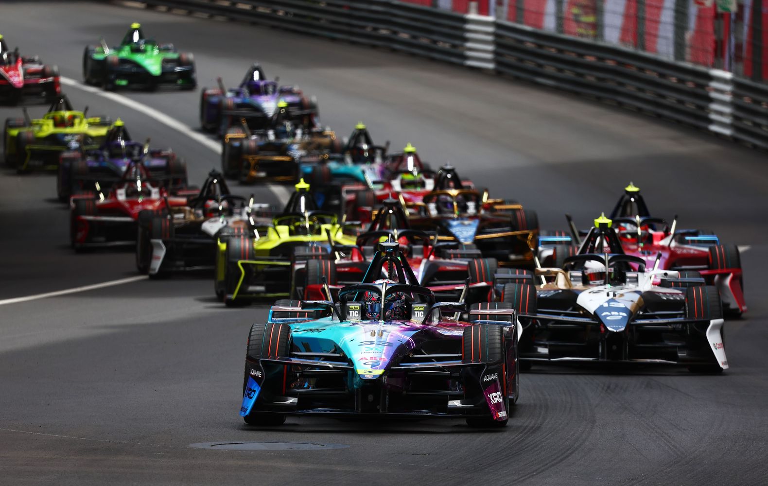 ticktum leads off the line monaco 2026 formula e