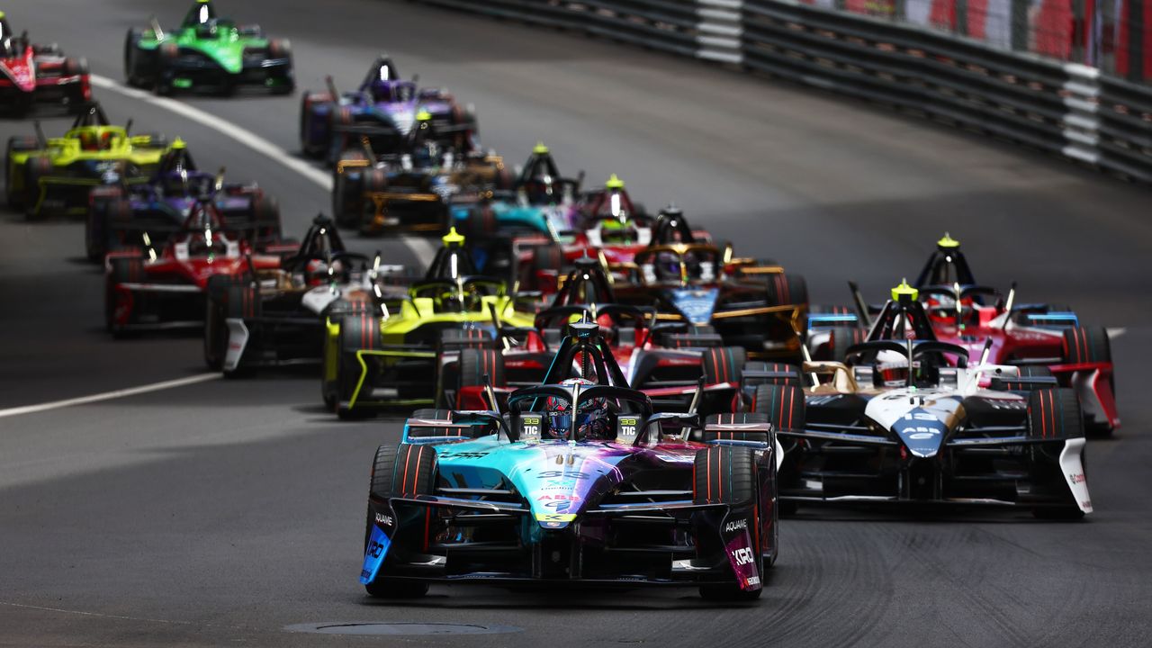 ticktum leads off the line monaco 2026 formula e