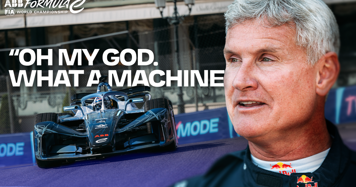 WATCH: F1 legend David Coulthard tests Formula E's new GEN4 car in Monaco