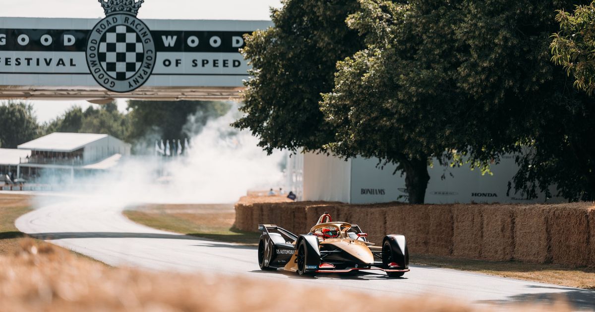 "Pretty Magical": James Rossiter and Chloe Chambers bring Formula E’s evolution to Goodwood