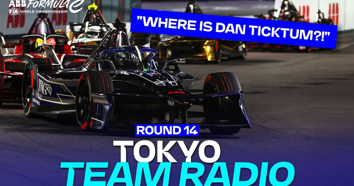 WATCH: The best team radio from the 2026 TDK Tokyo E-Prix, Round 14
